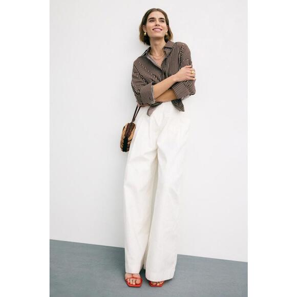 STAUD Tops - Staud Brown Lisa Top Size L with Small Hole